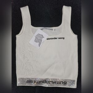 ALEXANDER WANG RHINESTONE TANKTOP. New